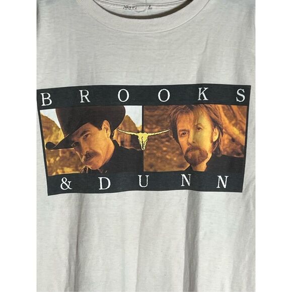 Vintage Brooks & Dunn Asphalt Cowboys Tour Tee - Picture 2 of 5